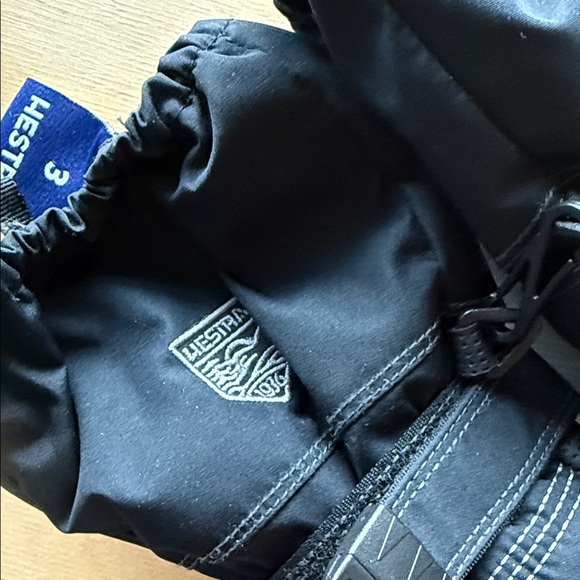Hestra Kids Black Mittens- best mittens, ever - Picture 5 of 5